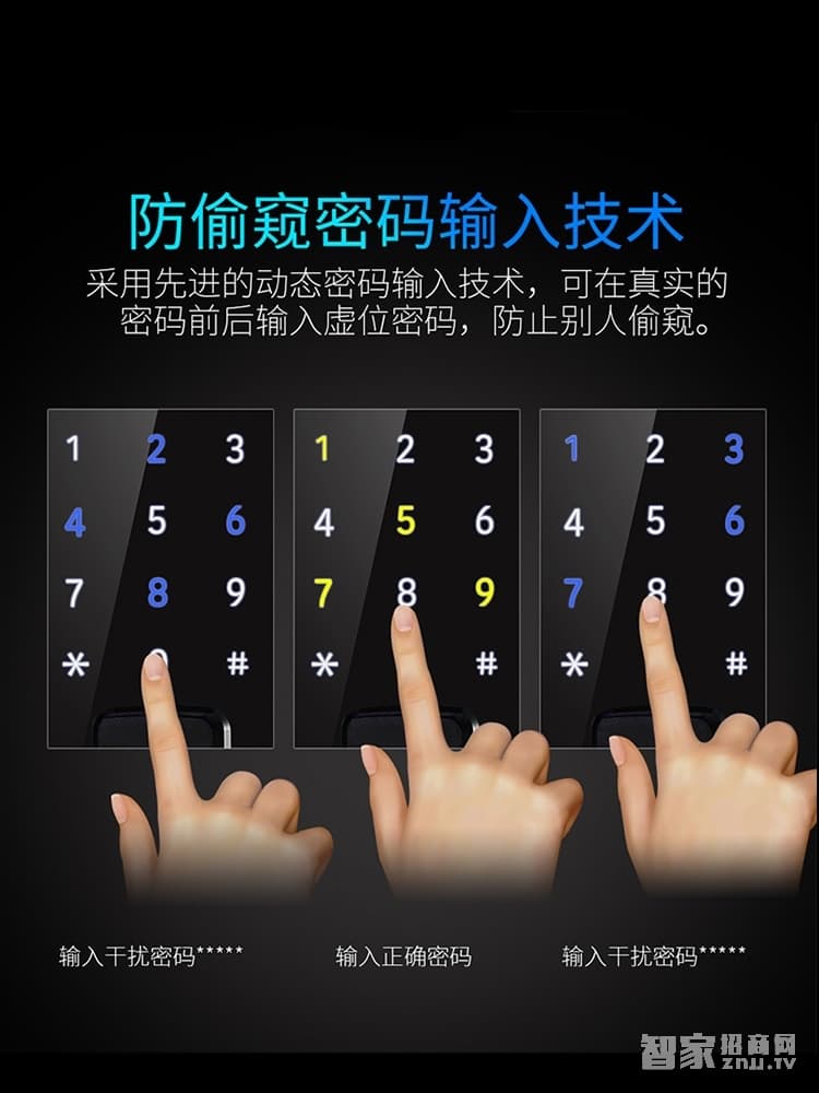 明達智能鎖 鋁合金智能鎖 玫瑰金指紋密碼鎖