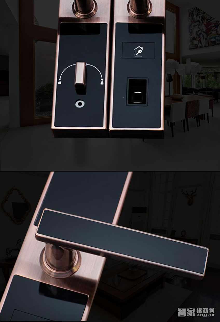 佳因特智能鎖J01四種開門方式、超B級鎖芯