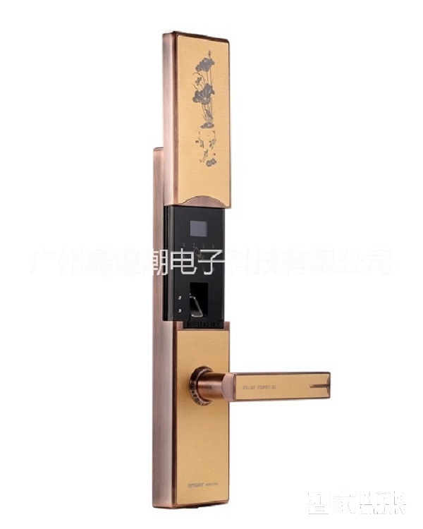 鑫煌潮智能指紋密碼鎖五合一開門方式、鋅合金材質(zhì)