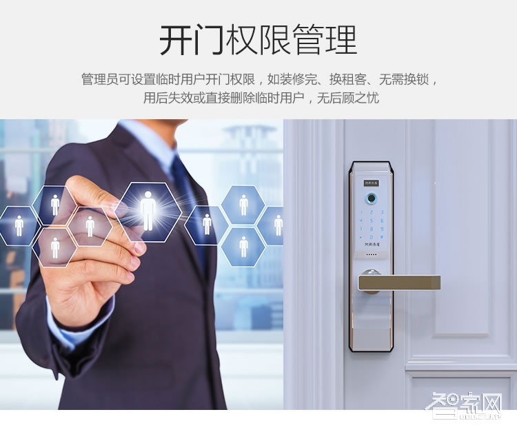 阿斯丹盾指紋密碼鎖 刷卡鎖 APP遠程開鎖