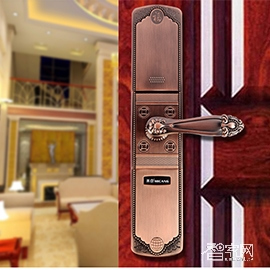 米倉別墅專用指紋鎖 入戶門多重開鎖方式門鎖