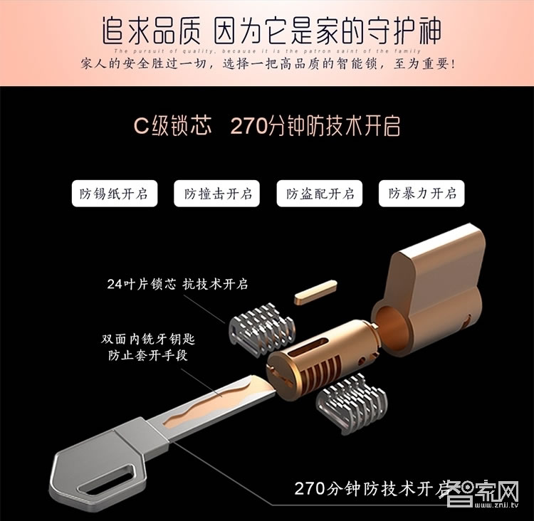 沃德浮智能鎖 直板指紋密碼鎖 家用防盜門鎖