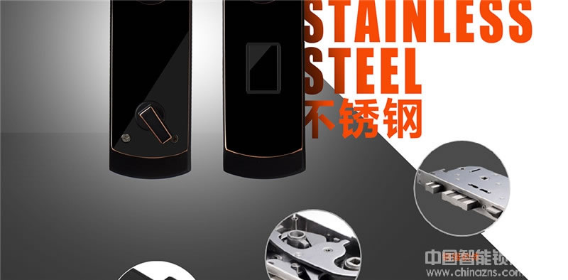 天喬不銹鋼指紋密碼鎖 別墅公寓防盜門鎖