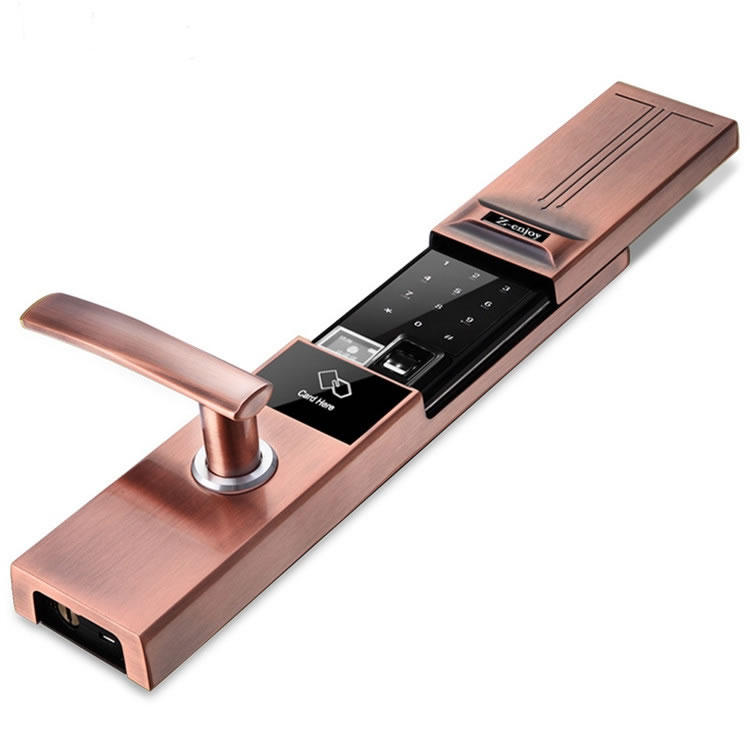 優咖APP遠程開關智能指紋鎖 滑蓋智能鎖