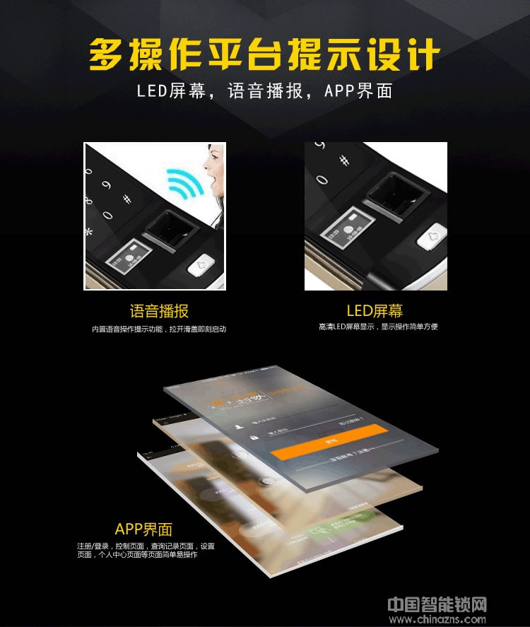 優咖遠程控制物聯網智能鎖 防貓眼開啟指紋鎖