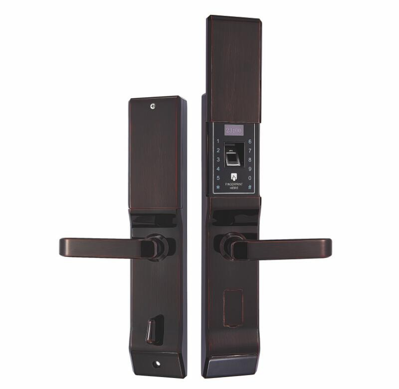 密斯頓智能鎖 防雨防塵智能指紋鎖 別墅滑蓋智能鎖