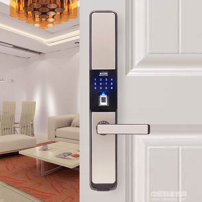 密斯頓智能鎖 家庭室內門智能指紋鎖 公寓防盜門鎖