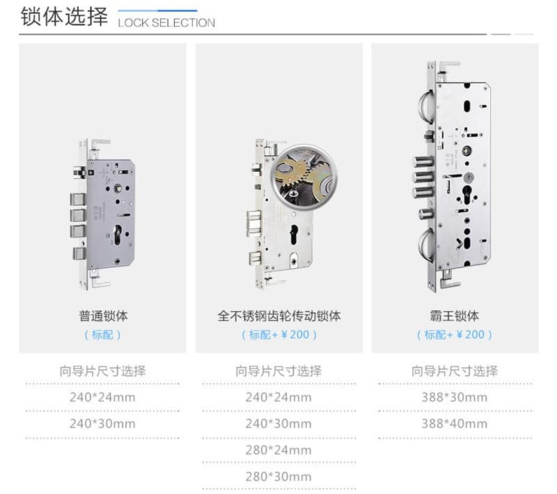 百思盾指紋鎖 歐式滑蓋別墅指紋密碼鎖 家用高檔智能門鎖