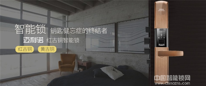 邁利諾智能鎖 高檔住宅別墅智能鎖 滑蓋指紋密碼鎖