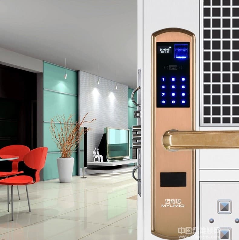 邁利諾智能鎖 酒店指紋鎖密碼鎖 免開孔智能門鎖