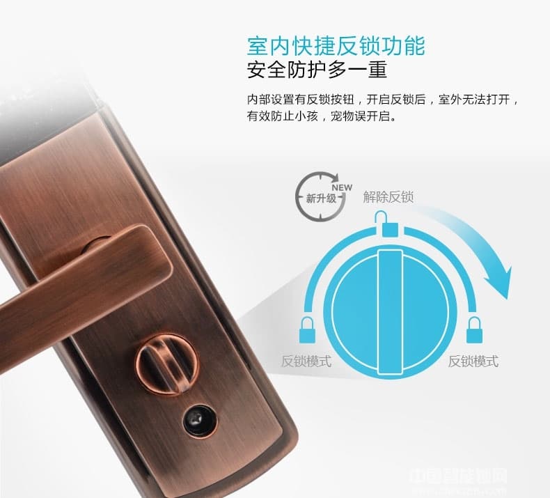 邁利諾智能鎖 防盜報警智能指紋鎖 家用智能密碼鎖