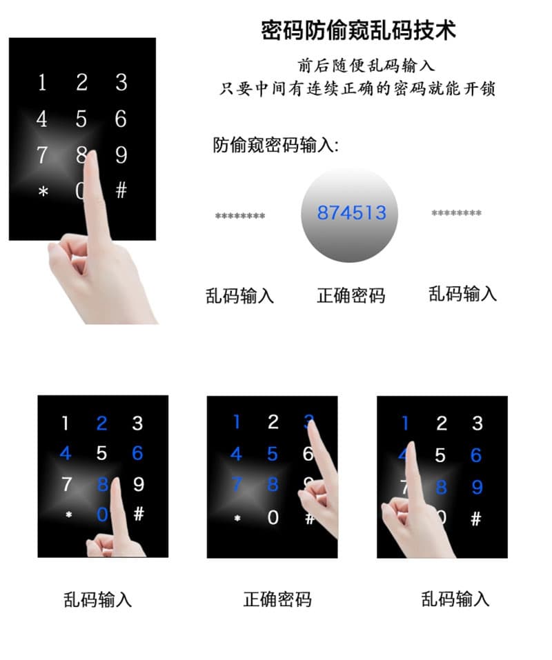 摩天仕智能鎖 不銹鋼直板指紋密碼鎖 家用防盜門鎖