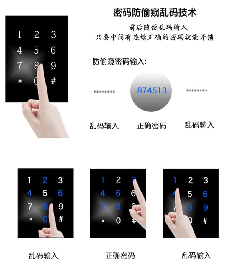 摩天仕智能鎖 室內別墅公寓指紋鎖 滑蓋智能門鎖