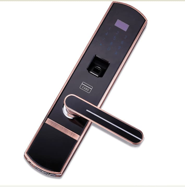 普藍德酒店智能門鎖 防盜智能指紋門鎖