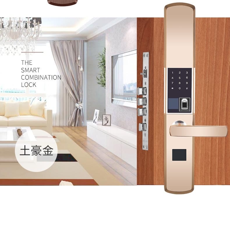 容心智能鎖 半導(dǎo)體光學(xué)指紋鎖 室內(nèi)門防盜門智能鎖