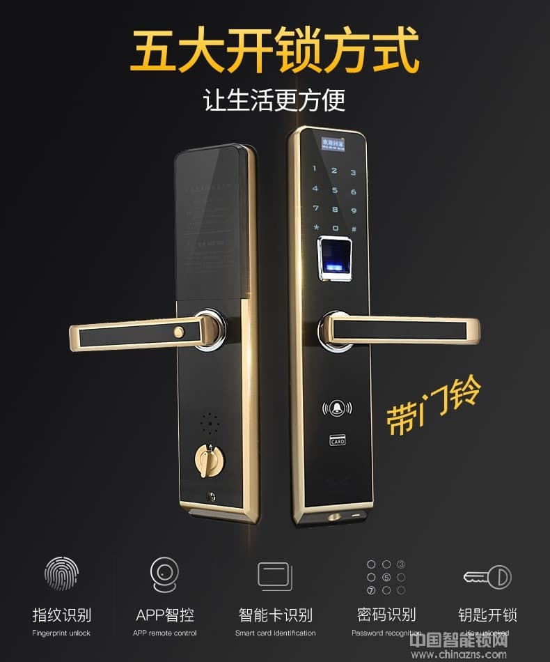 容心智能鎖 密碼刷卡感應(yīng)鎖 APP室內(nèi)防盜鎖