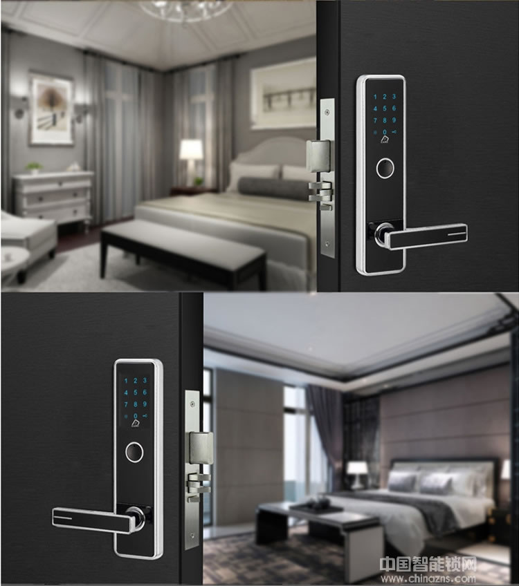 偉創智能鎖 高檔家用智能密碼鎖 公寓酒店刷卡鎖
