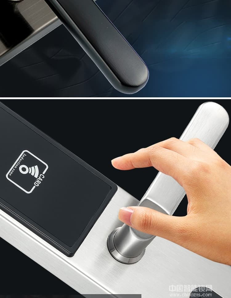 偉創智能鎖 不銹鋼高端智能鎖防盜鎖 酒店公寓刷卡鎖