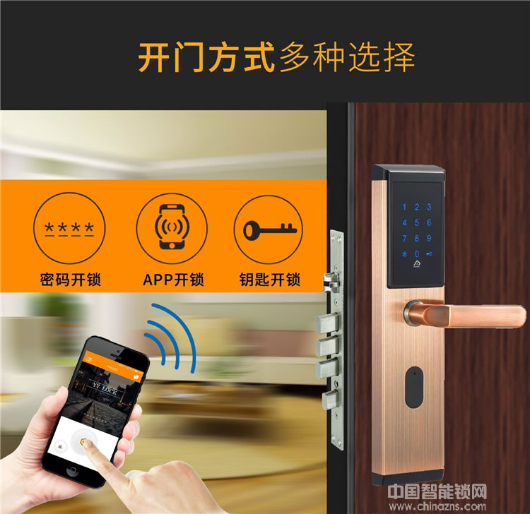 偉創(chuàng)智能鎖 入戶門密碼刷卡鎖 智能電子密碼鎖