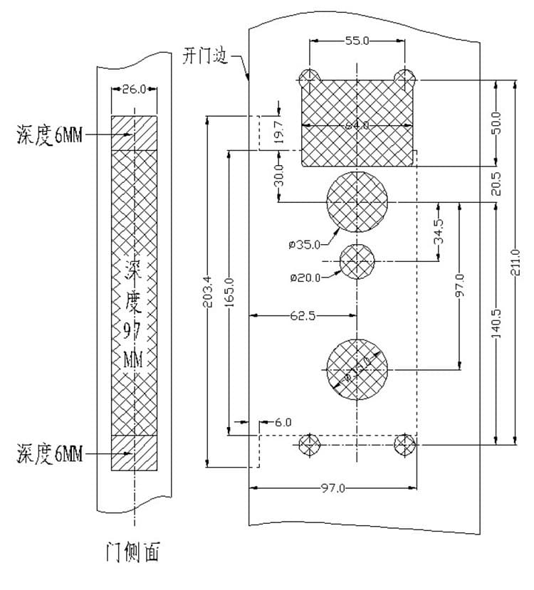 偉創(chuàng)智能鎖 入戶門密碼刷卡鎖 智能電子密碼鎖