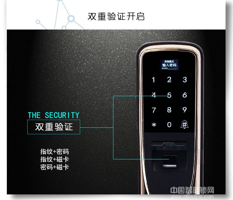 普賽羅家用防盜門鎖 智能電子鎖