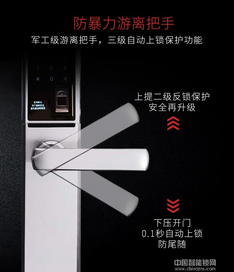 利百加智能指紋密碼鎖 家用電子門鎖