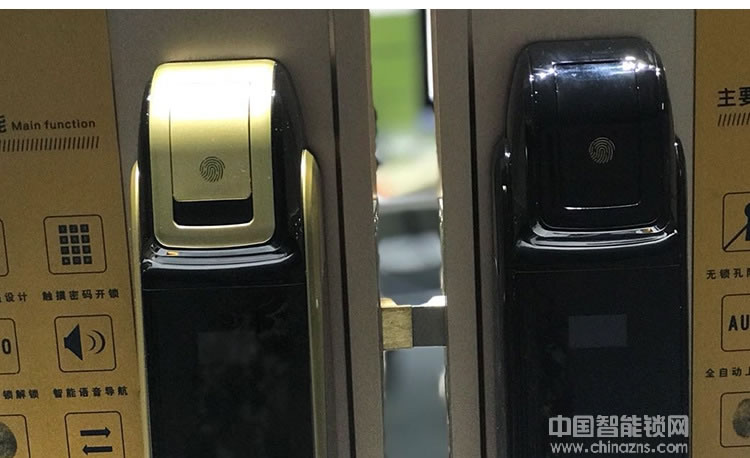 維也納智能鎖 全自動指紋鎖 智能密碼刷卡鎖