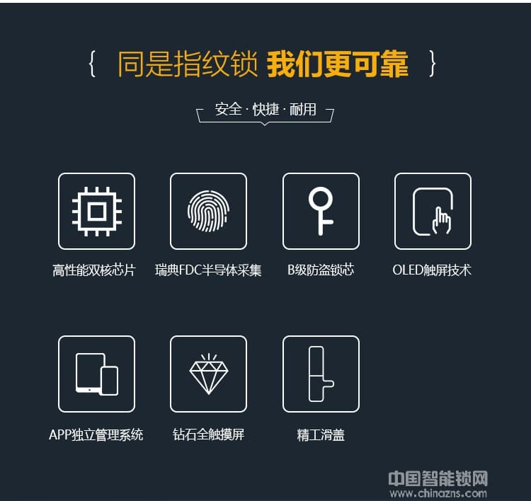 維也納智能鎖 全自動APP智能鎖 家庭大門指紋密碼鎖