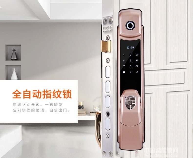 帥榮智能鎖 鋅合金防盜門指紋密碼鎖 手機APP智能鎖