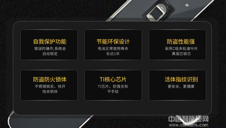 帥榮智能鎖 不銹鋼電子遙控鎖 家居防盜智能鎖