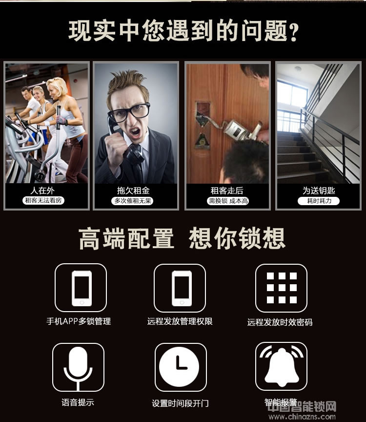 盈悅智能鎖 二維碼電子密碼刷卡門鎖 APP智能鎖