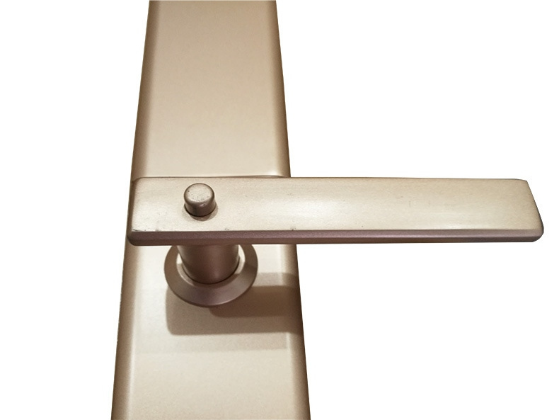 黑將軍指紋鎖 防貓眼設(shè)計家庭大門鎖 APP滑蓋半導(dǎo)體指紋鎖