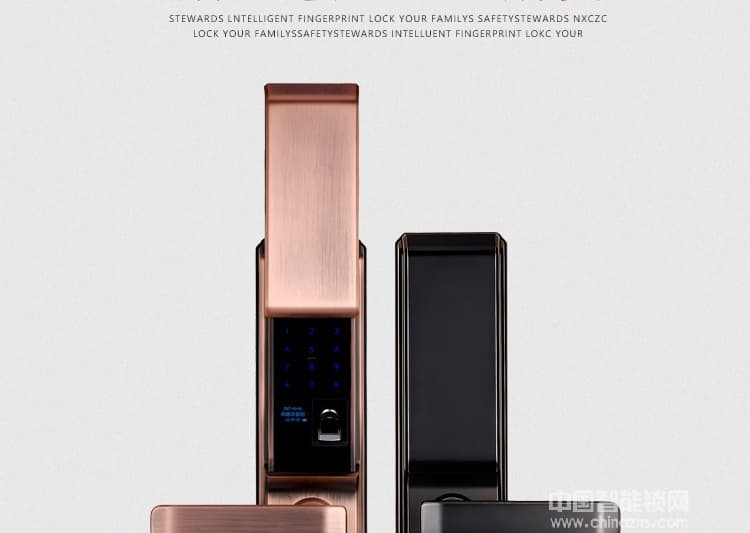 歐寶麗智能鎖 滑蓋AI智能鎖密碼指紋鎖 遠程控制智能鎖