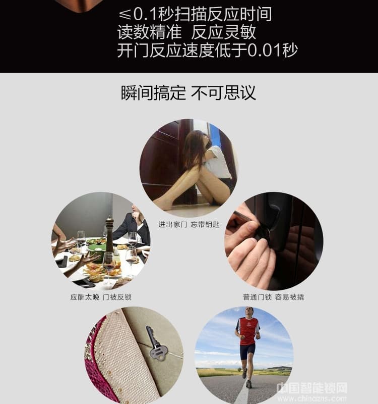 歐寶麗智能鎖 進(jìn)口半導(dǎo)體指紋頭智能鎖 滑蓋防盜指紋鎖