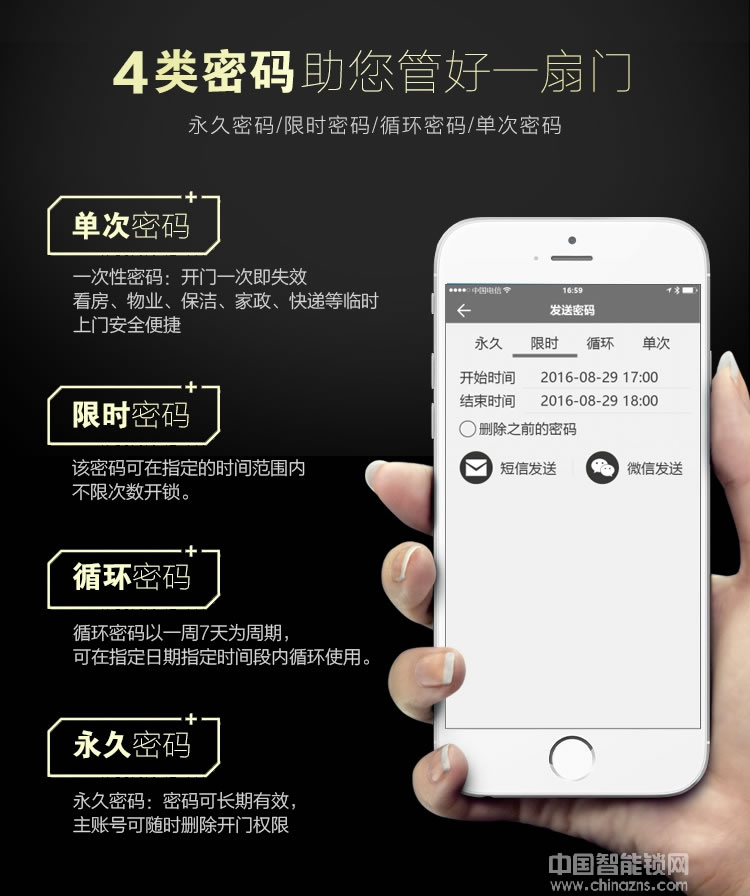 源天祥酒店鎖 手機(jī)遠(yuǎn)程藍(lán)牙app開鎖 出租房短租公寓防盜門密碼鎖