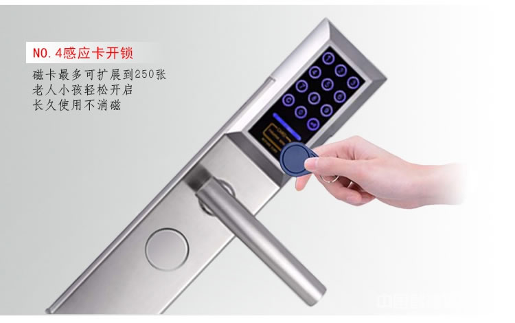 歐瑞酒店鎖 智能密碼鎖 家用304不銹鋼門鎖