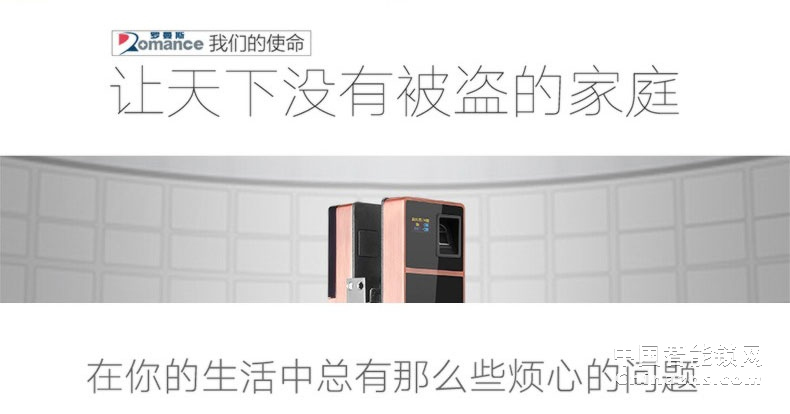 羅曼斯全自動智能鎖DD1 家用防盜門指紋鎖密碼電子入戶門鎖