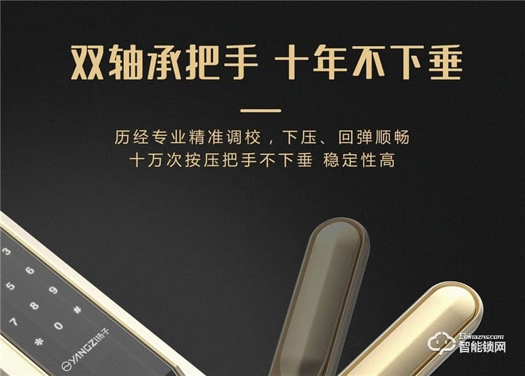 揚(yáng)子智能鎖 S9家用直板半自動(dòng)智能鎖