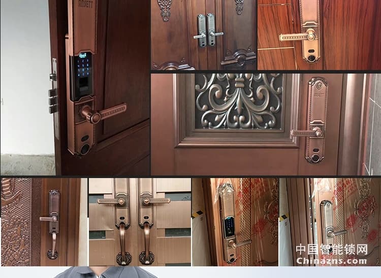 索仕頓全自動(dòng)滑蓋指紋密碼鎖 家用辦公防盜門(mén)木門(mén)智能鎖手機(jī)APP微信開(kāi)鎖