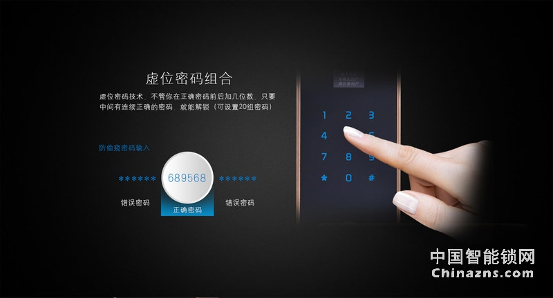 德犬智能鎖 L1直板指紋密碼鎖 防盜門木門密碼刷卡鎖