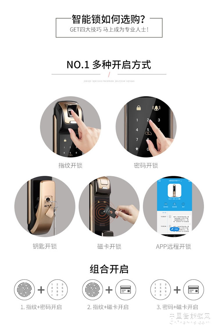 e家鎖智能鎖指紋鎖密碼鎖刷卡磁卡鎖電子鎖家用防盜門(mén)禁鎖