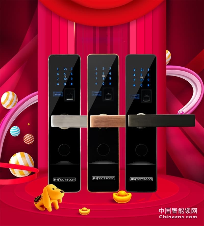 多特簡(jiǎn)約智能鎖A6-S17 不銹鋼公寓防盜門鎖