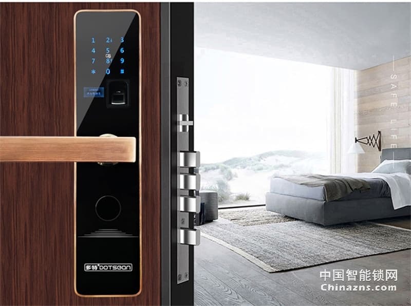 多特簡(jiǎn)約智能鎖A6-S17 不銹鋼公寓防盜門鎖