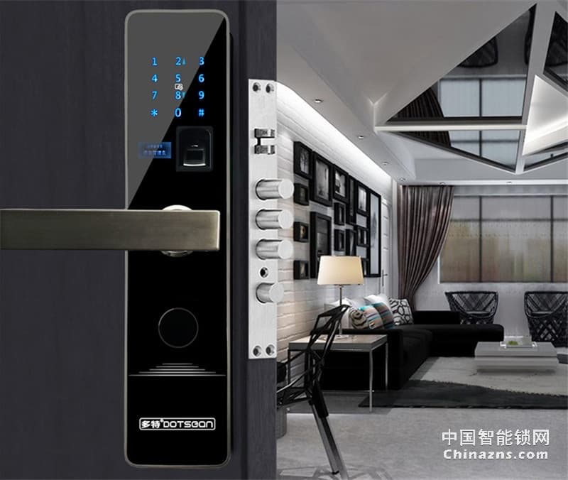 多特簡(jiǎn)約智能鎖A6-S17 不銹鋼公寓防盜門鎖