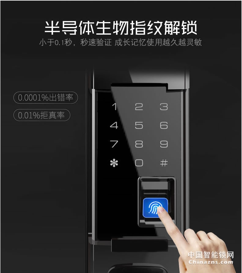 AOC全自動開門電子門鎖 智能鎖磁卡鎖 自動滑蓋