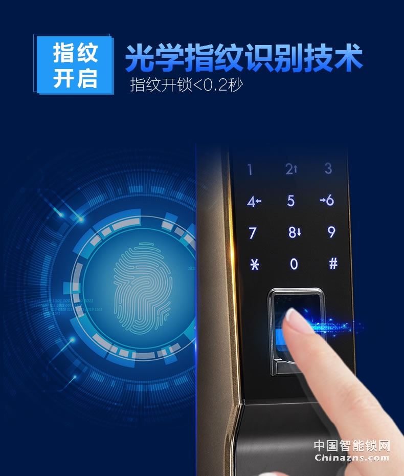 京特固指紋密碼鎖 雙核雙系統(tǒng) 光學(xué)指紋識別