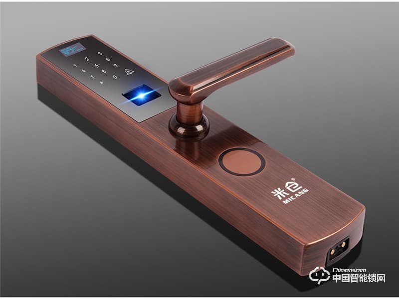 米倉MC8108智能指紋鎖 防盜家用磁卡密碼鎖