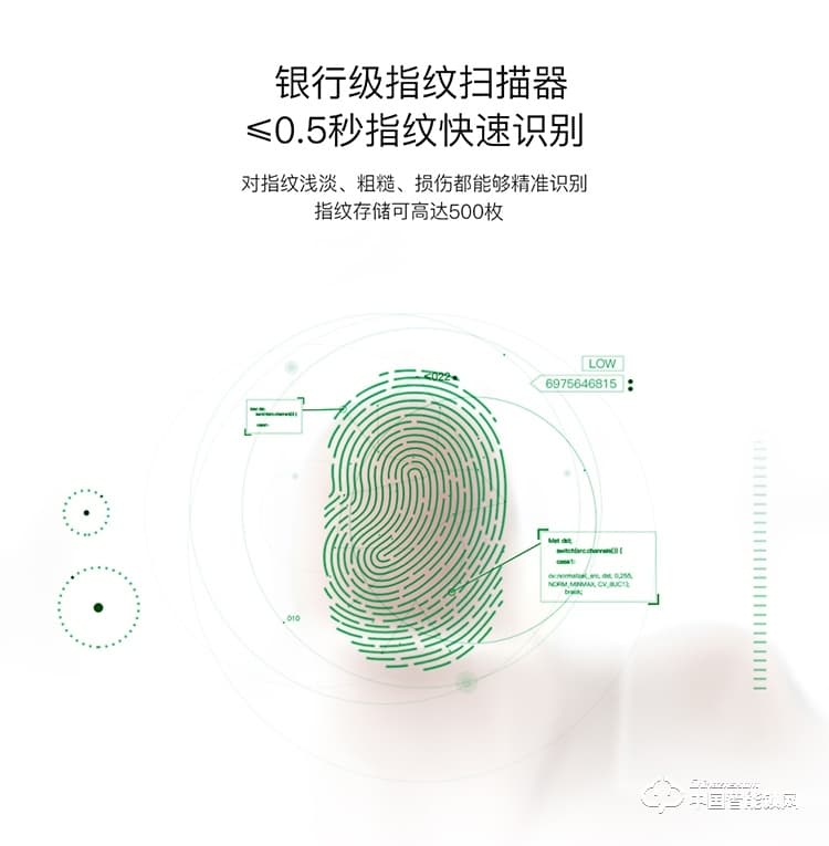 佳悅鑫全合金一體式指紋鎖 密碼智能門鎖 玻璃門鎖