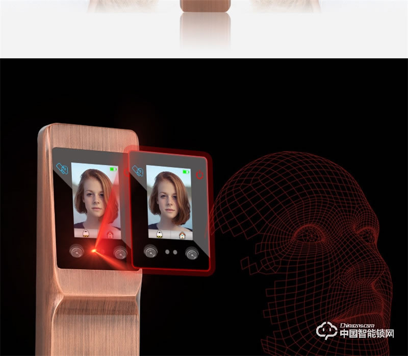 虹時(shí)代i1眼睛虹膜識(shí)別人臉智能鎖 密碼指紋鎖