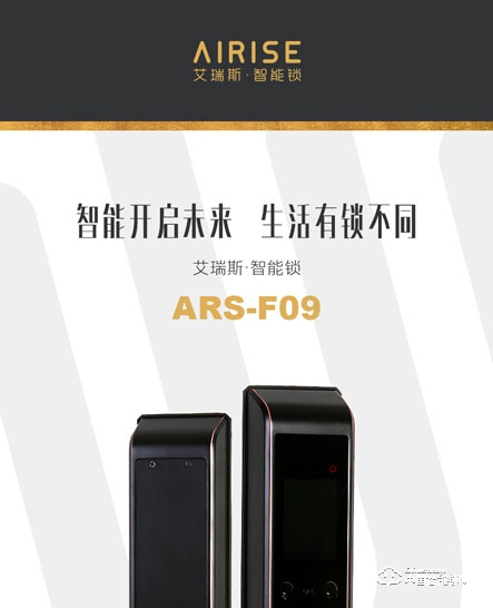 艾瑞斯智能鎖 人臉識別智能鎖 家用防盜密碼鎖